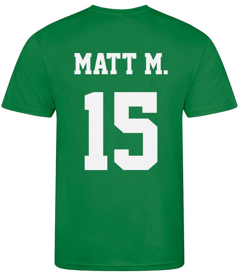 Kids Personalised Football Shirt & Shorts Sports Kit Custom Initials Team Name Number zdjęcie 9