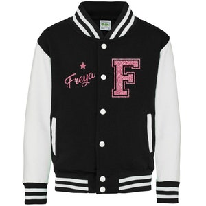 Kids Personalised Varsity Jacket imagem 3