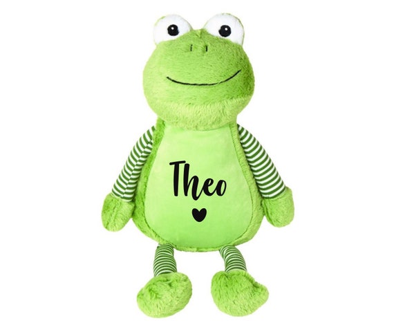 Peluche grenouille verte