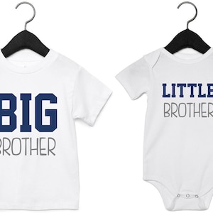 Varsity Big and Little Brother T-Shirts and Bodysuits