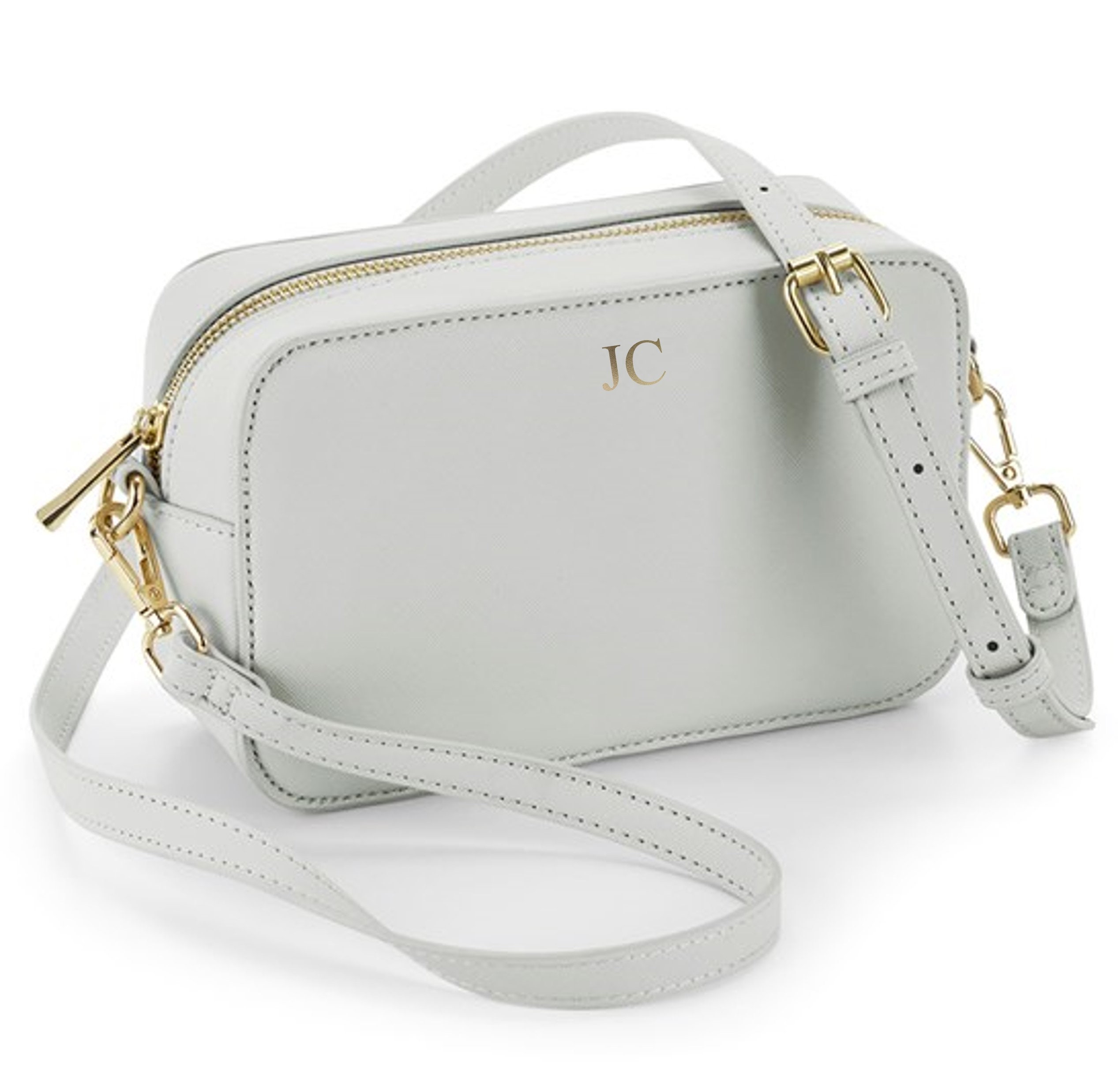 Personalised Initials Monogram Cross Body Bag With Strap Etsy Ireland