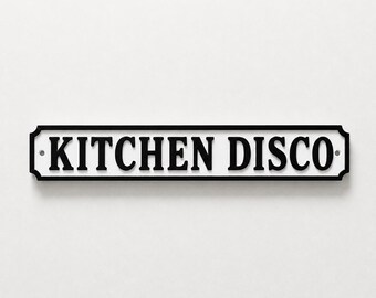 Kitchen Disco Sign - New Home Bar Dining Room House Decoration Decor Gift