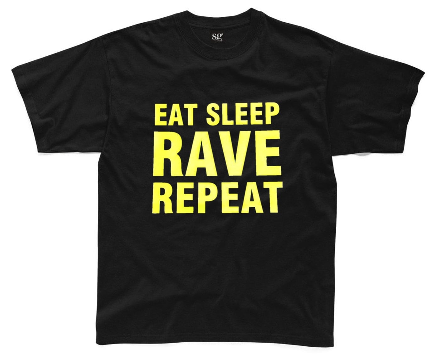Néon manger sommeil Rave répéter T-Shirt noir pour homme Néon manger sommeil Rave répéter T-Shirt noir pour homme homme homme ee400e