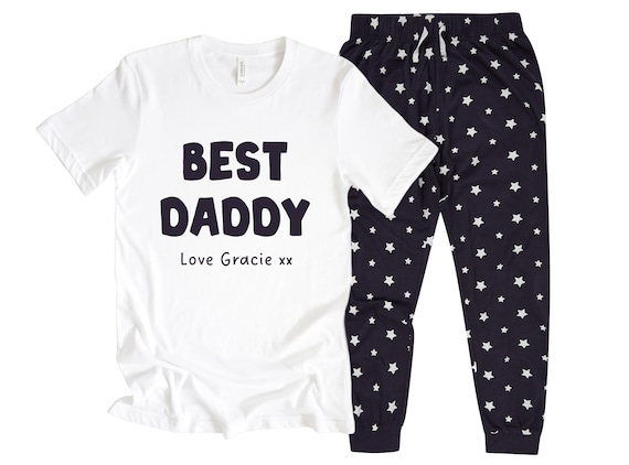 Personalised Best Daddy Pyjamas Fathers Day Gift