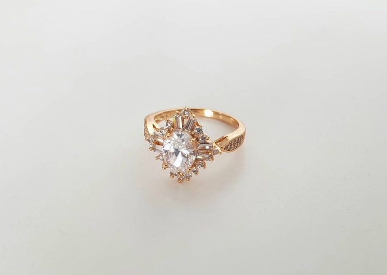 1930s Engagement Ring Art Deco Ring Vintage Ring Sapphire Ring 1930s Ring Vintage Engagement Ring Sapphire Ring Starburst Ring