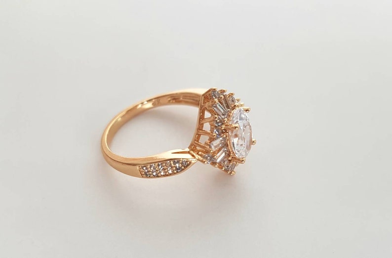 1930s Engagement Ring Art Deco Ring Vintage Ring Sapphire Ring 1930s Ring Vintage Engagement Ring Sapphire Ring Starburst Ring