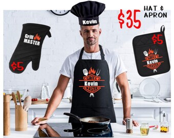 Fathers Day, Grill, Grill lovers, Grill Father, Apron, Fathers Day Apron, Custom Grill Apron