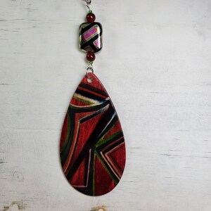 Lines of Fun and Color Pendant