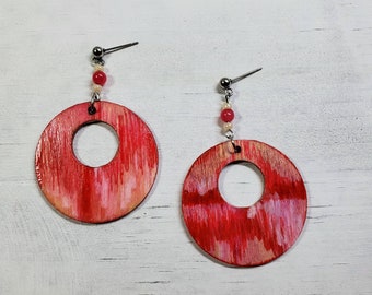 cotton candy earrings