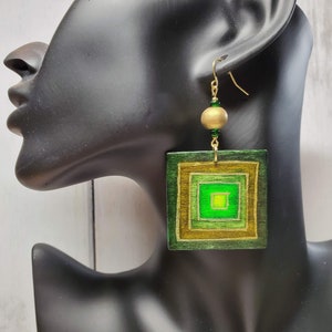 Groene en gouden pit