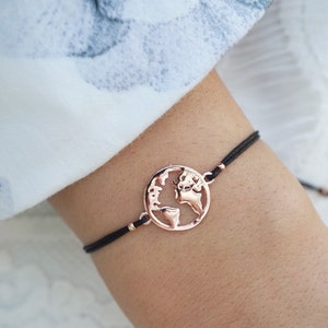 World map armband Weltkugel Armband,  Geschenk für Frauen,  Geschenk für Freundin, Weihnachtsgeschenk
