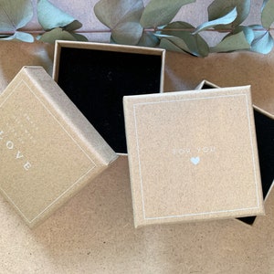 Schmuckschachtel mit Aufdruck,  Geschenk für Freundin, Weihnachtsgeschenk
