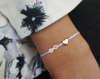 Bracelet infini, cadeau pour femme, cadeau pour petite amie, cadeau de Noël