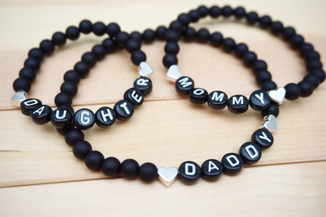 超可爱 Black, in Bracelets 3 of Set Family Gift Girlfriend for その他