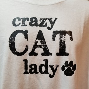 Crazy Cat Lady T Shirt
