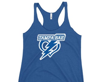 Limited Edition TAMPA BAE Lightning Tank | Go Bolts | Stanley Cup Playoffs |  Game Day Racerback Tank