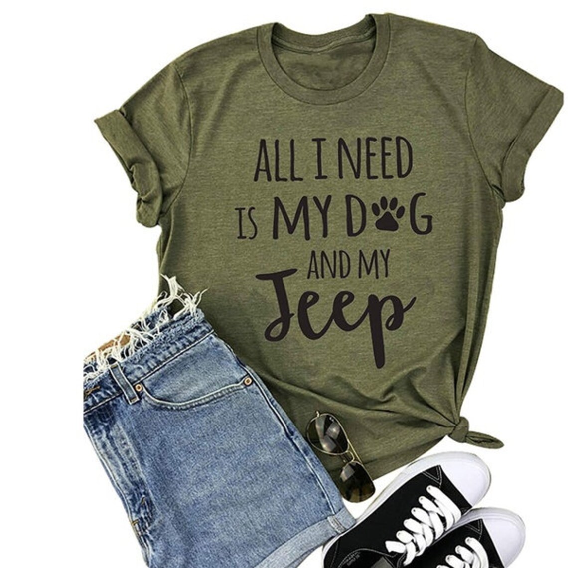 Dog & Jeep Shirt Jeep Shirt Dog Lover Shirt Jeep Tshirt Etsy