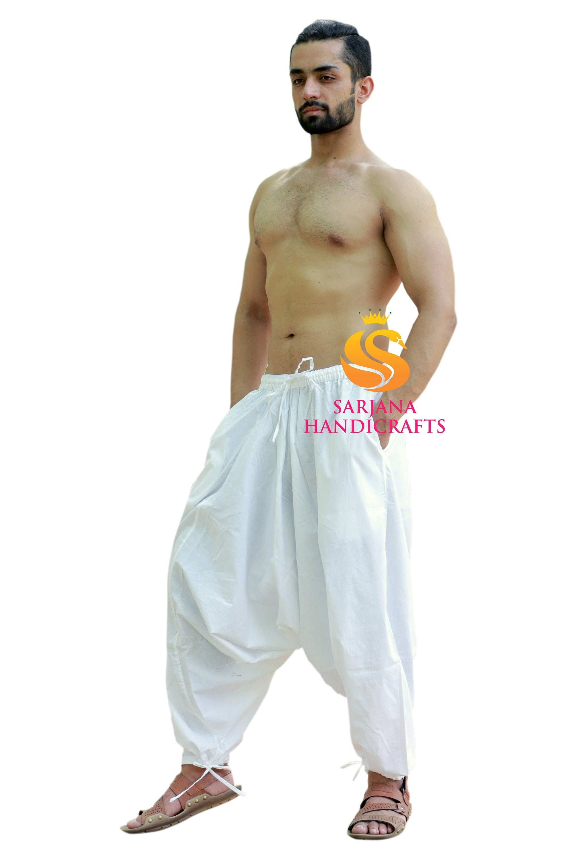 White Harem Pants - Etsy White Harem Pants - Etsy
