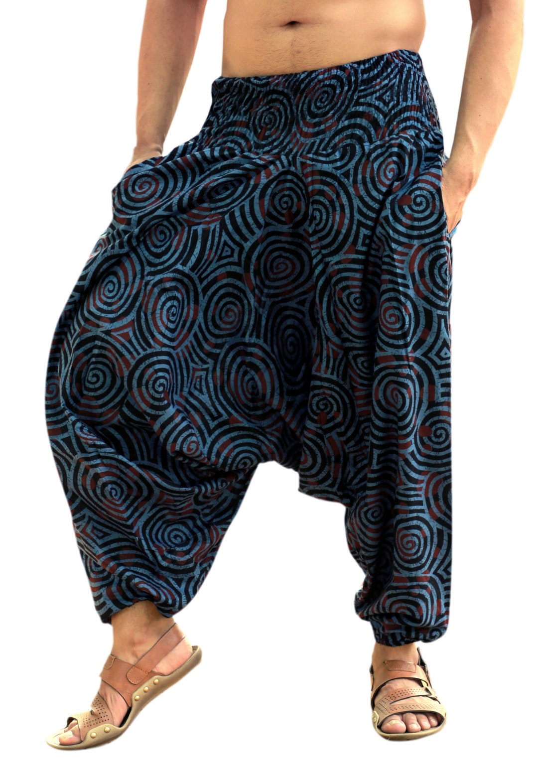 Harem Pants SARJANA HANDICRAFTS Mens Womens Unisex Cotton Yoga