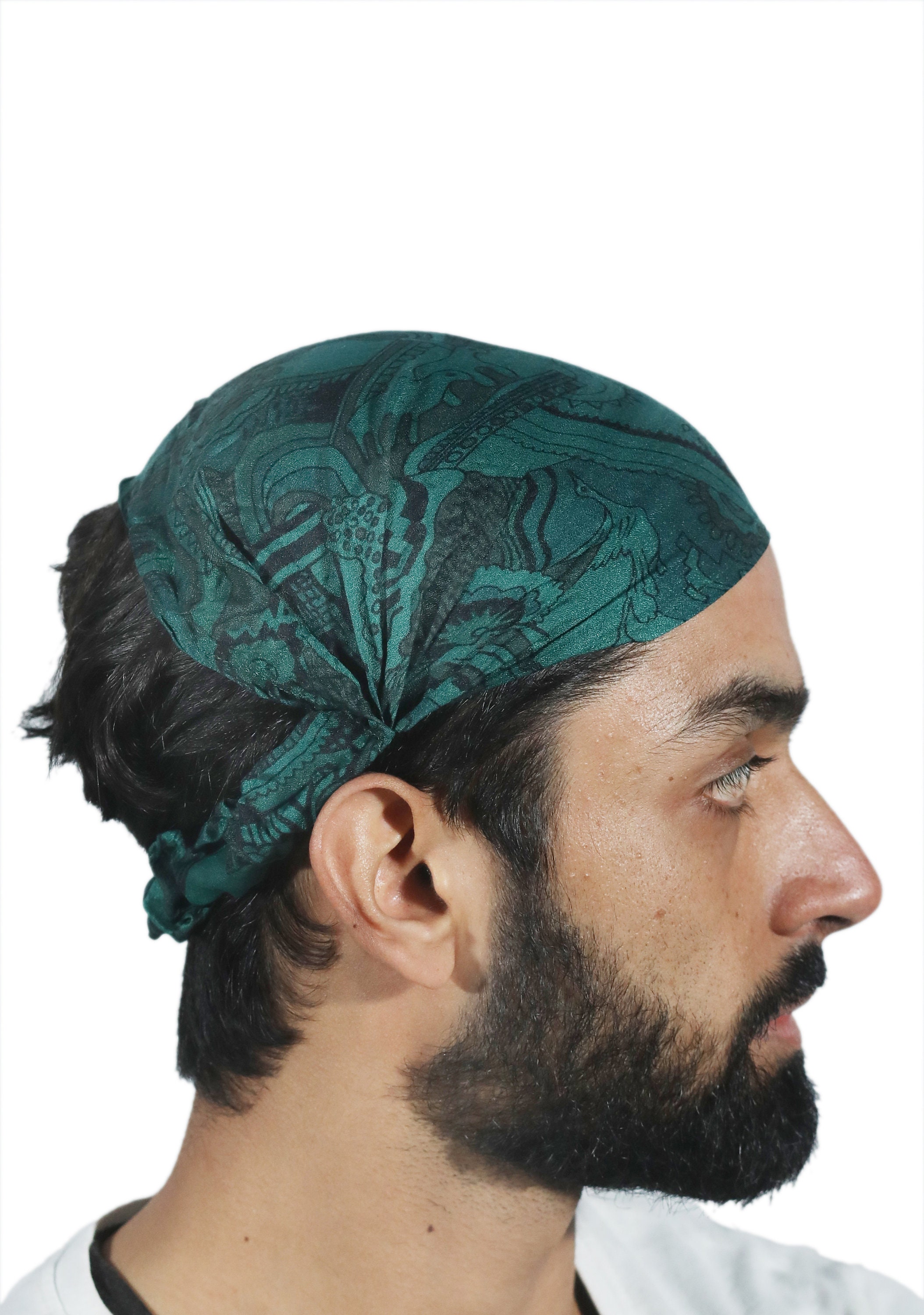 10 Stück Baumwoll-Bandanas Gestreift – Dehnbare Stirnbänder Für Damen & Herren, Verschiedene Farben, Made In India