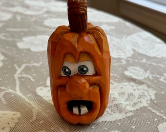 Carved Pumpkin named "Tater"