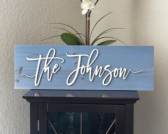 Custom Wood Sign, Wall Decor, Home Decor, Housewarming Gift, Established Sign, Family Name Sign, Personalized Gift, Wedding Gift, Wood Sign