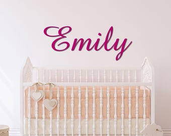 Nursery Name Sign, Nursery Decor, Wooden Name Cutout,Personalized Nursery Decor, Wooden Nursery Letters, Baby name sign for hospital