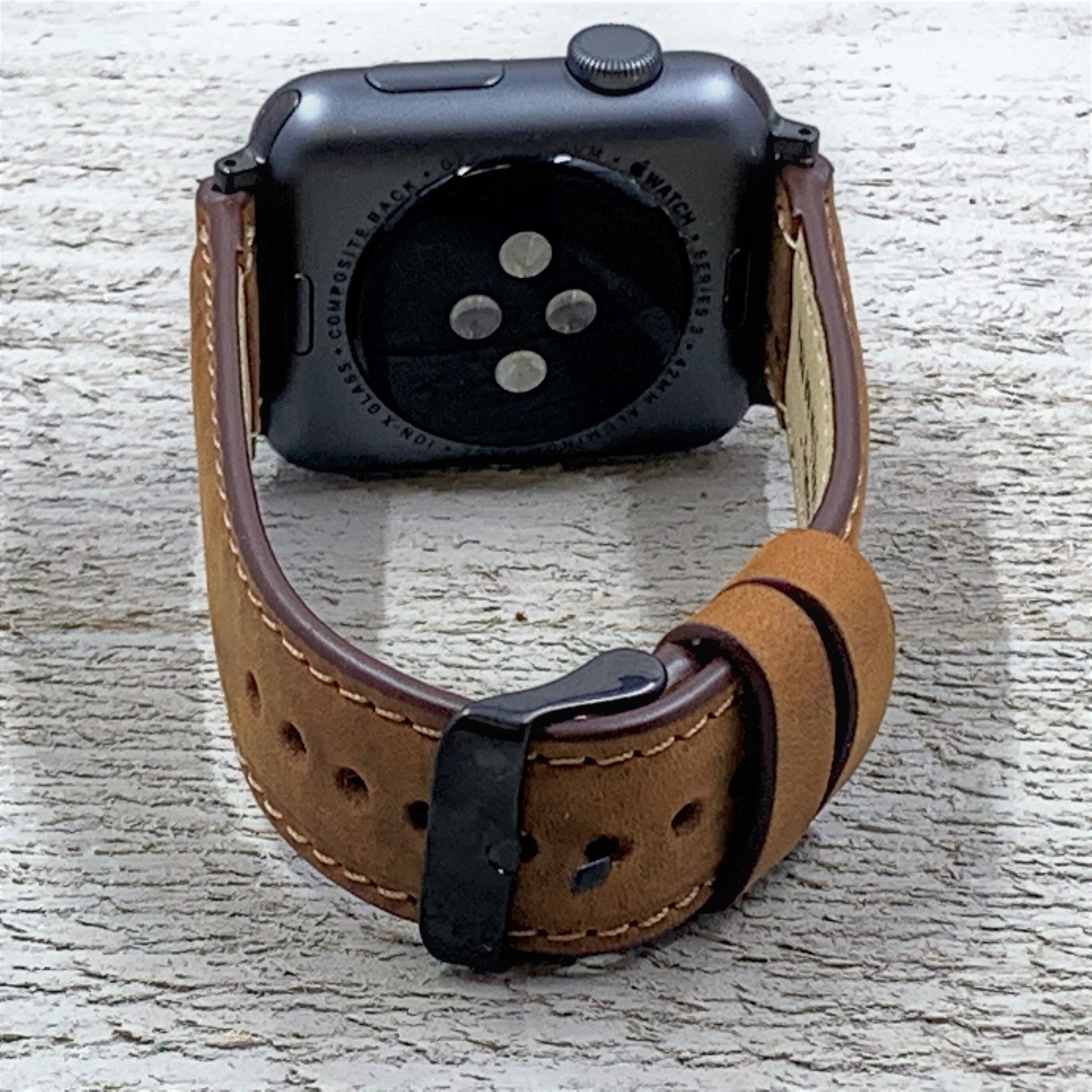 Leather Apple Watch Band for Series 1/2/3/4/5/6/7/8/Ultra – Apple
