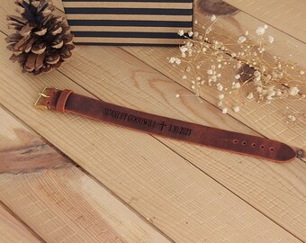 Bracciale In Pelle Personalizzato Con Foto – Ciondolo Rotondo In Acciaio Con Immagine, Regolabile 165-255 Mm, Regalo Per Madre, Moglie, Fidanzata (Nero/Marrone) - 2