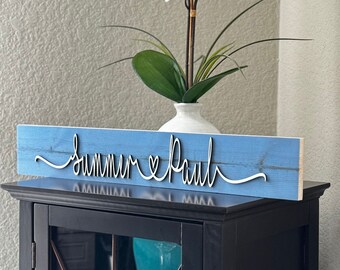 Anniversary Couple Gift, Personalized Couple Wooden Sign, Valentines Day Gift For Her/Him, Couple Names Wood Sign, Personalized Wedding Gift
