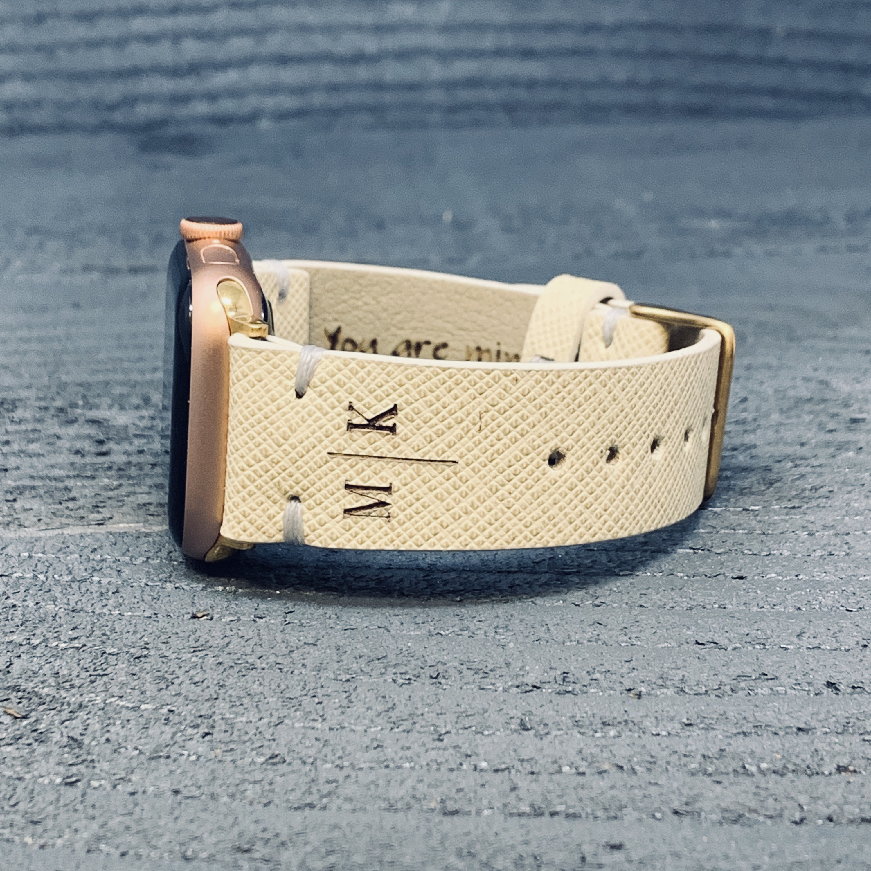 Apple Watch Straps - Louis Vuitton Azur Logo – Liger Straps