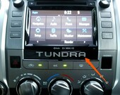2014 2015 2016 2017 2018 Toyota Tundra Vinyl Decal Radio Console Insert Letters