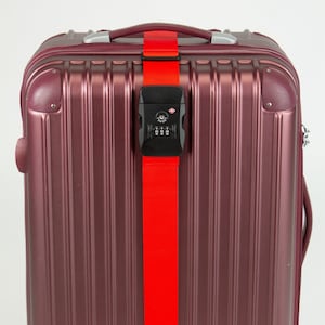 Designer luggage strap outlet