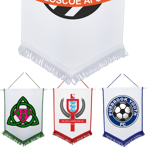 Personalised Pennant 3 sizes / colours Custom Print