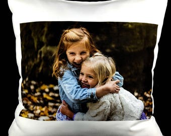 Personligt kuddfodral Tryckt fotogåva Specialtillverkad gåva Personlig kudde - endast överdrag