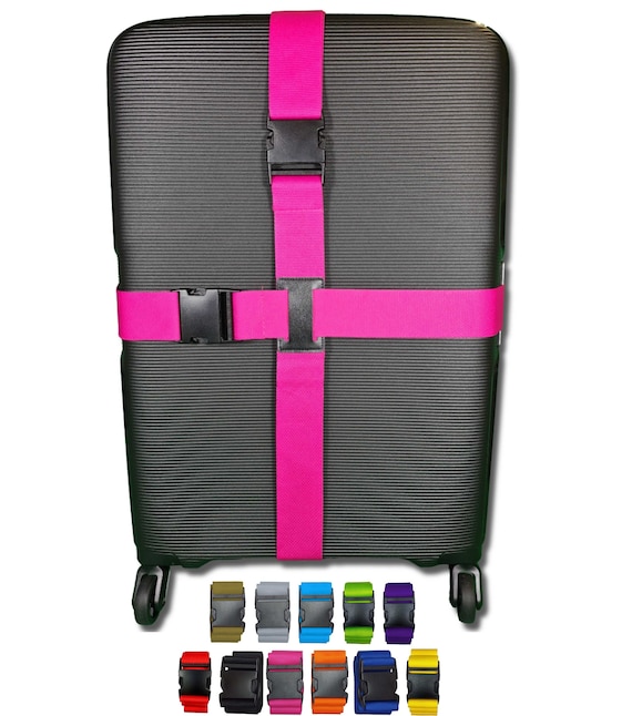 Cross clearance luggage straps