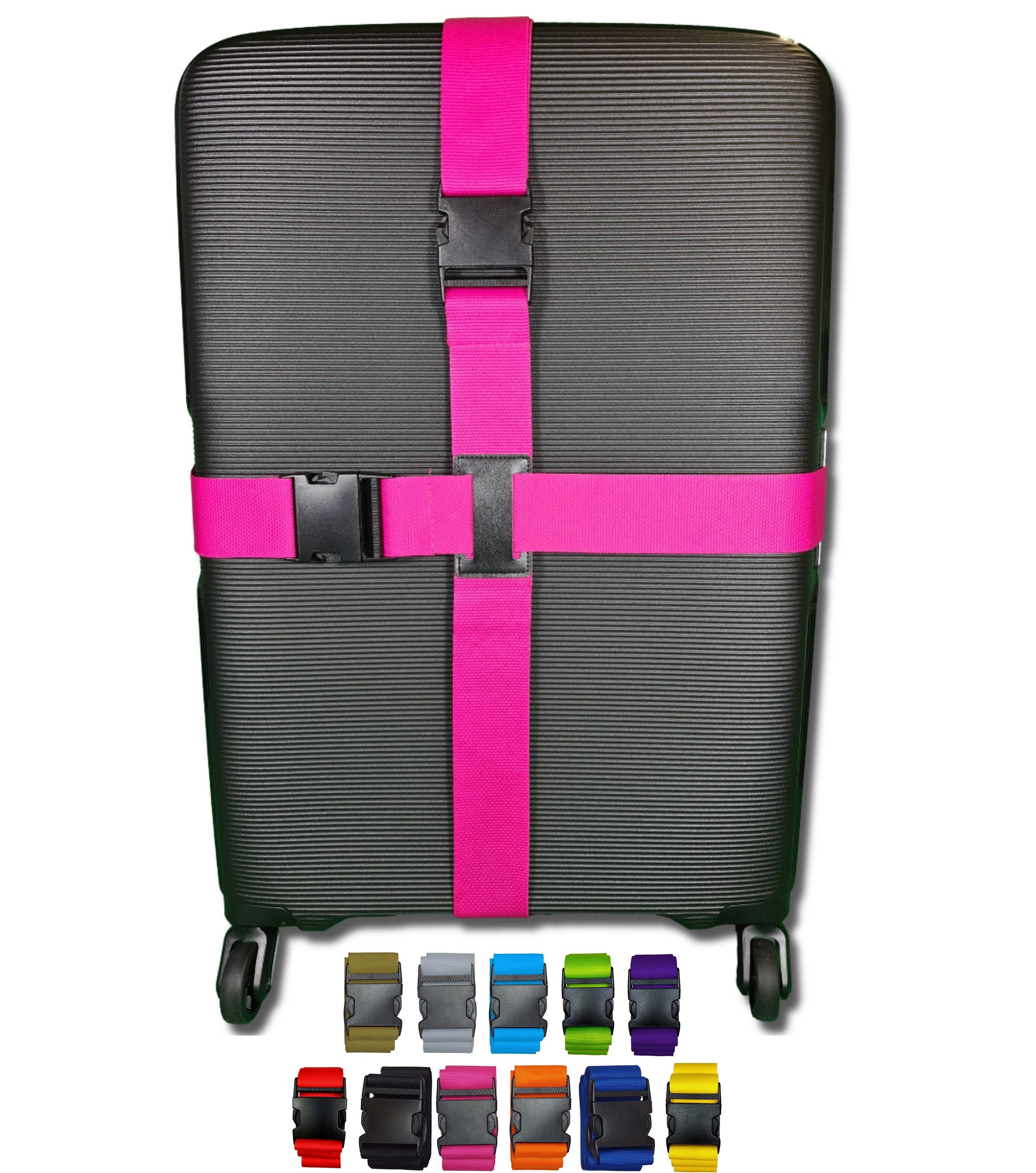 Detachable Reflective Cross Luggage Strap, Luminous Airplane