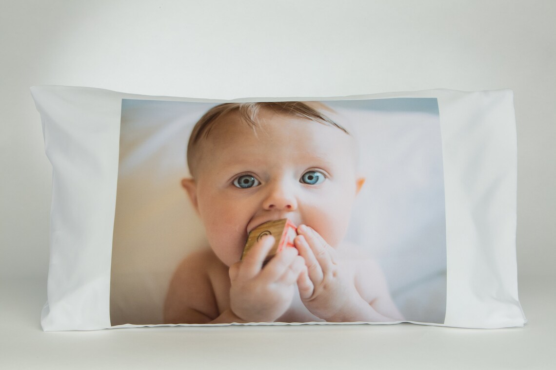 Personalised Pillow Case Photo Print Perfect Mother's Day Etsy UK
