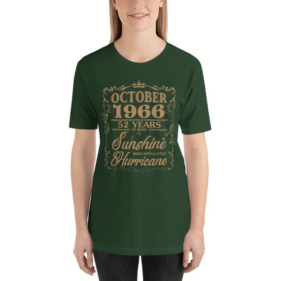 Octobre 1966 52 ans soleil d’être l’ouragan soleil ans T-Shirt 74c3b1 Octobre 1966 52 ans soleil d’être l’ouragan soleil ans T-Shirt 74c3b1