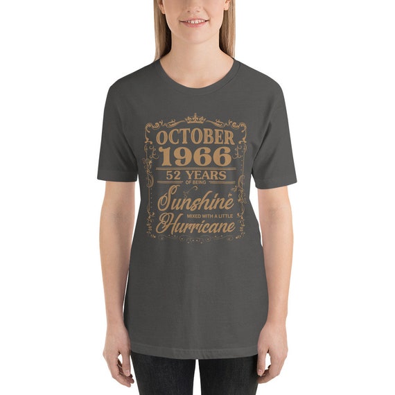 Octobre 1966 52 ans soleil d’être l’ouragan soleil ans T-Shirt 74c3b1 Octobre 1966 52 ans soleil d’être l’ouragan soleil ans T-Shirt 74c3b1