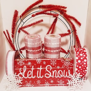 DIY Wreath craft kits, Christmas wreath kit activity
