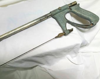 Vintage 10-Inch Great Neck Saw Mfrs. 325 Hacksaw, Pat D-176770, with Diamond Coated Wire Blade - Ready to Use!