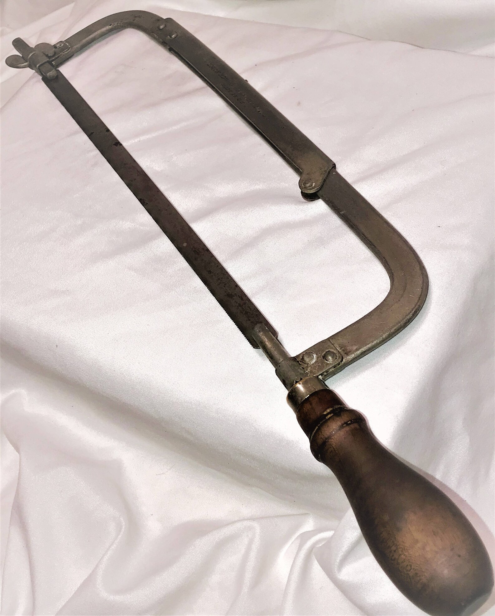 Vintage Hacksaw With Natural Wood Handle For Holding and Etsy