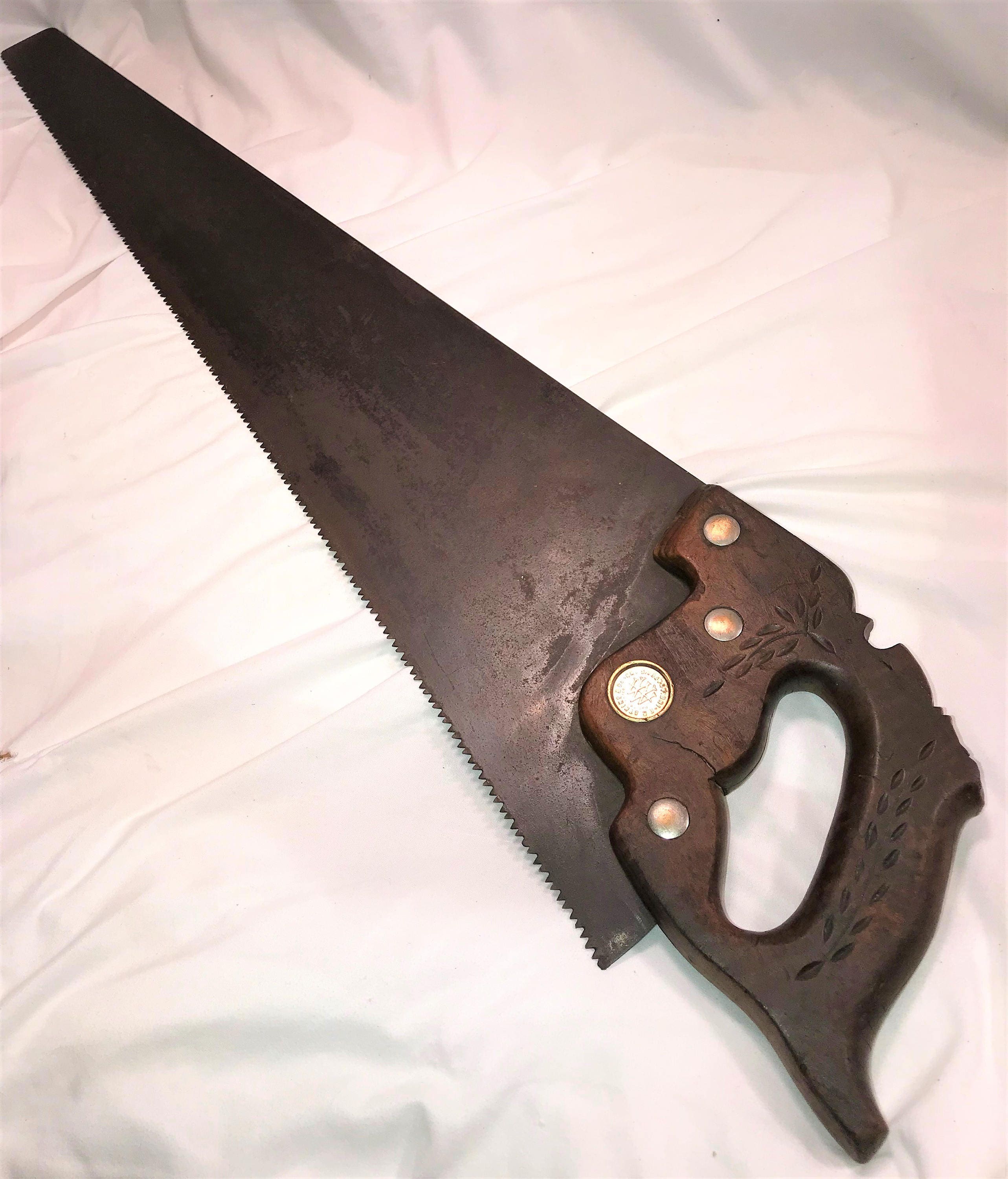 Vintage 26-inch 8 TPI Atkins No. 65 Saw 