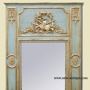 French Trumeau mirror Louis XVI antic trumeau mirror. french fireplace mirror Fireplace trumeau mirror style LOUIS XVI french antique mirror