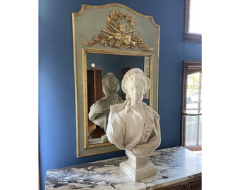 French Trumeau mirror french classic style. French fireplace mirror vintage Fireplace trumeau mirror style french clasic