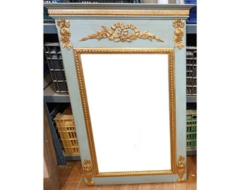 French Trumeau mirror Louis XVI antic trumeau mirror. french fireplace mirror Fireplace trumeau mirror style LOUIS XVI french antique mirror