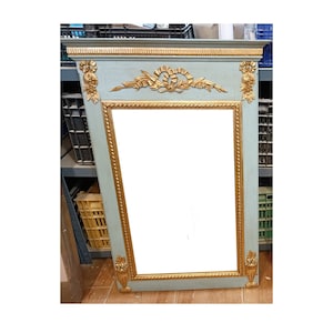 French Trumeau mirror Louis XVI antic trumeau mirror. french fireplace mirror Fireplace trumeau mirror style LOUIS XVI french antique mirror