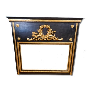French Trumeau mirror Louis XVI antic trumeau mirror. french fireplace mirror Fireplace trumeau mirror style LOUIS XVI french antique mirror