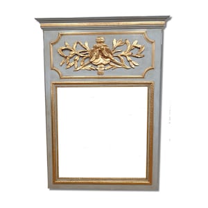 French Trumeau mirror Louis XVI antic trumeau mirror. french fireplace mirror Fireplace trumeau mirror style LOUIS XVI french antique mirror